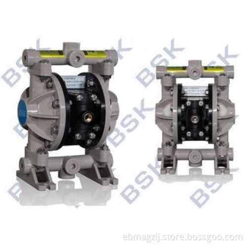 0.5" vacuum Polypropylene Air Driven Diaphragm Pump with No